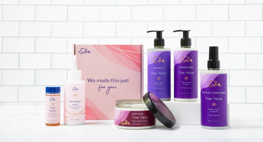 Personalized Hair Company eSalon Launches New Custom Hair Care Line